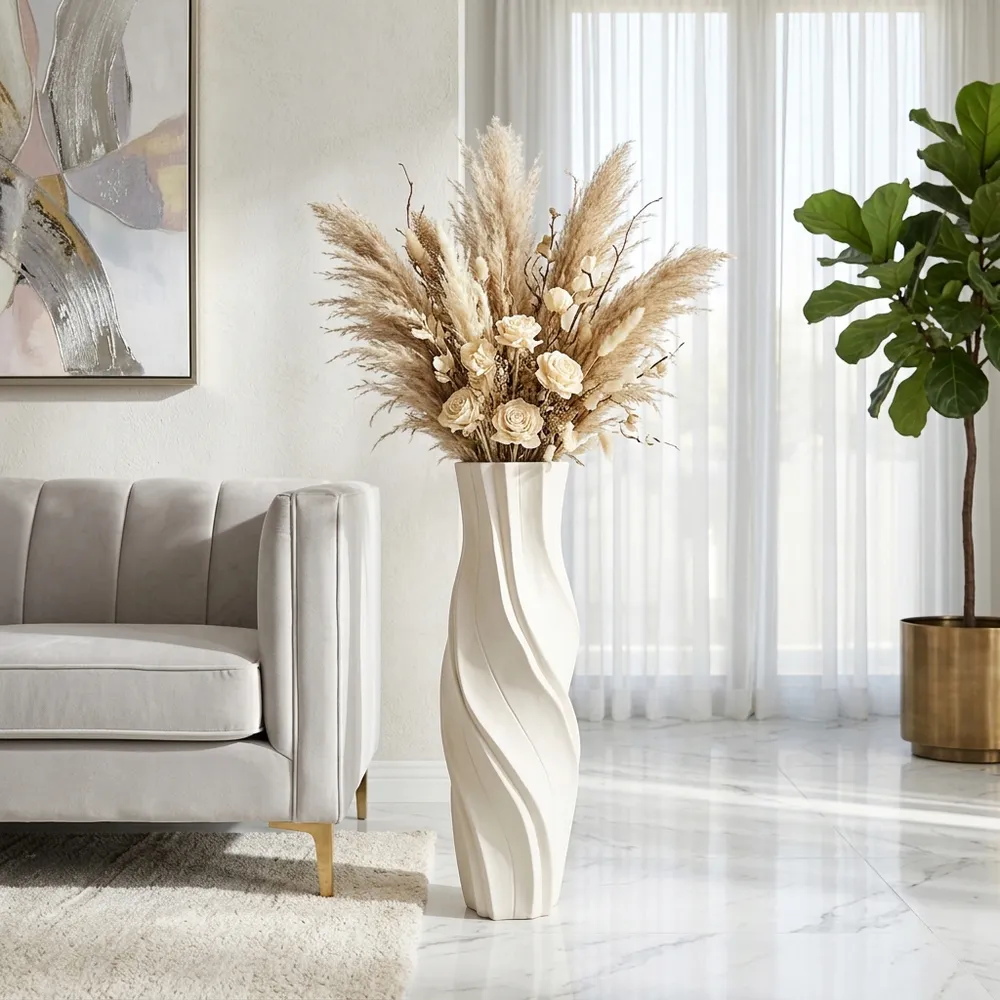 DORIANWIND IVORY VASE 30 (IN)