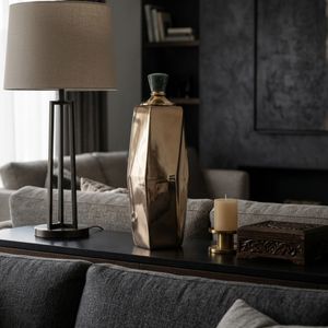 FRAZER GOLD VASE 17 (IN) 11