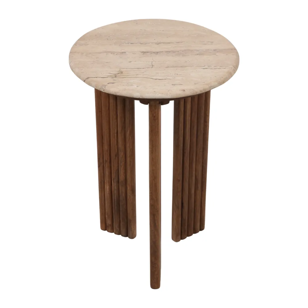 SKYLERROSE TAN TABLE 22 (IN)
