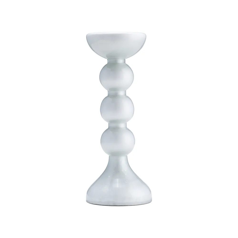 BECKETTOAK CLEAR CANDLE HOLDER 13 (IN)