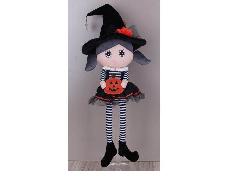 28" Halloween Girl Witch with Dangly Legs 3