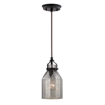 Danica 5″ Wide 1-Light Mini Pendant - Oil Rubbed Bronze