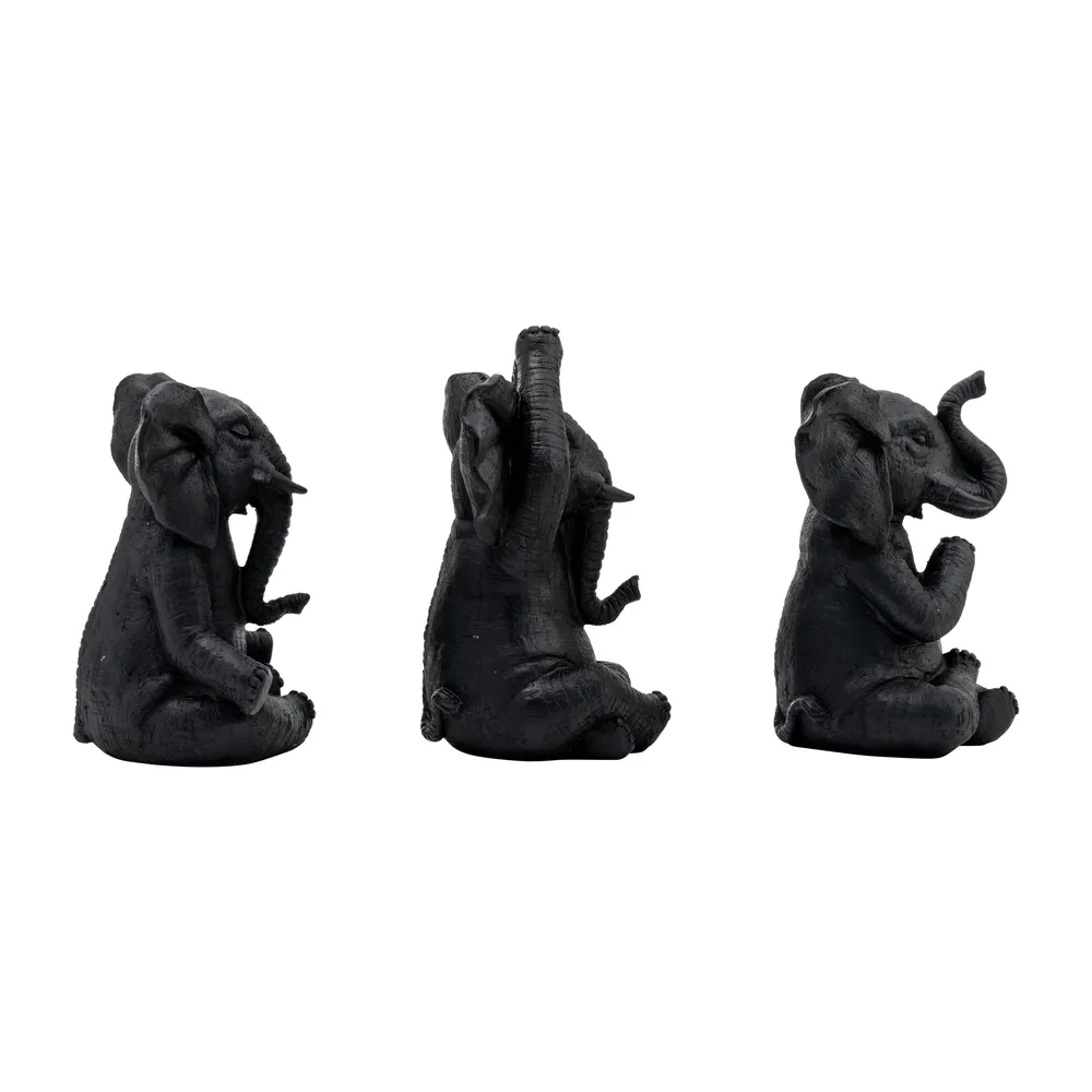 YATESWORTH SET OF 3 BLACK DECOR 8 (IN)