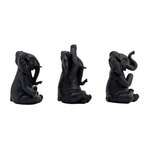 YATESWORTH SET OF 3 BLACK DECOR 8 (IN) 4