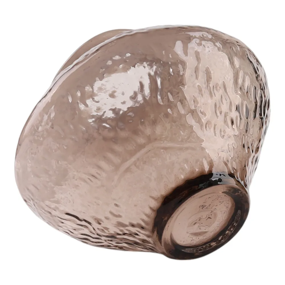 HAROLDHAVEN BROWN GLASS VASE 10 (IN)
