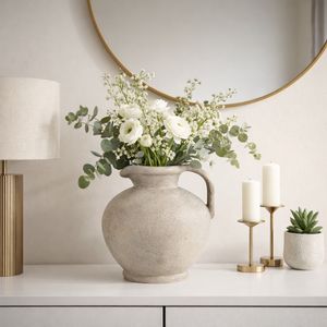 DUNLAPBURN IVORY VASE 15 (IN) 2