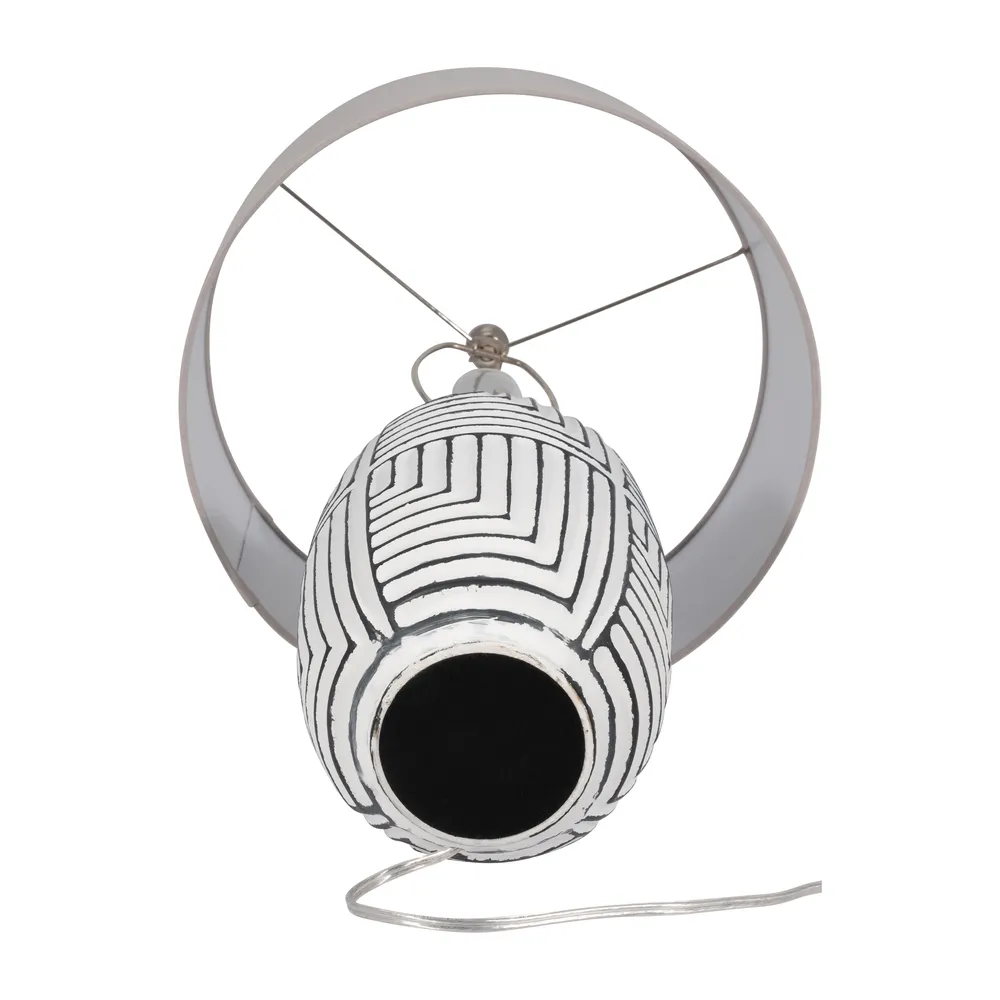 EMORYWAY WHITE LAMP 26 (IN)