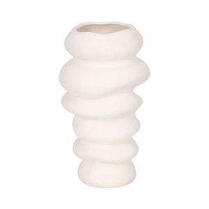 DUTTONMORE WHITE VASE 12 (IN) 4