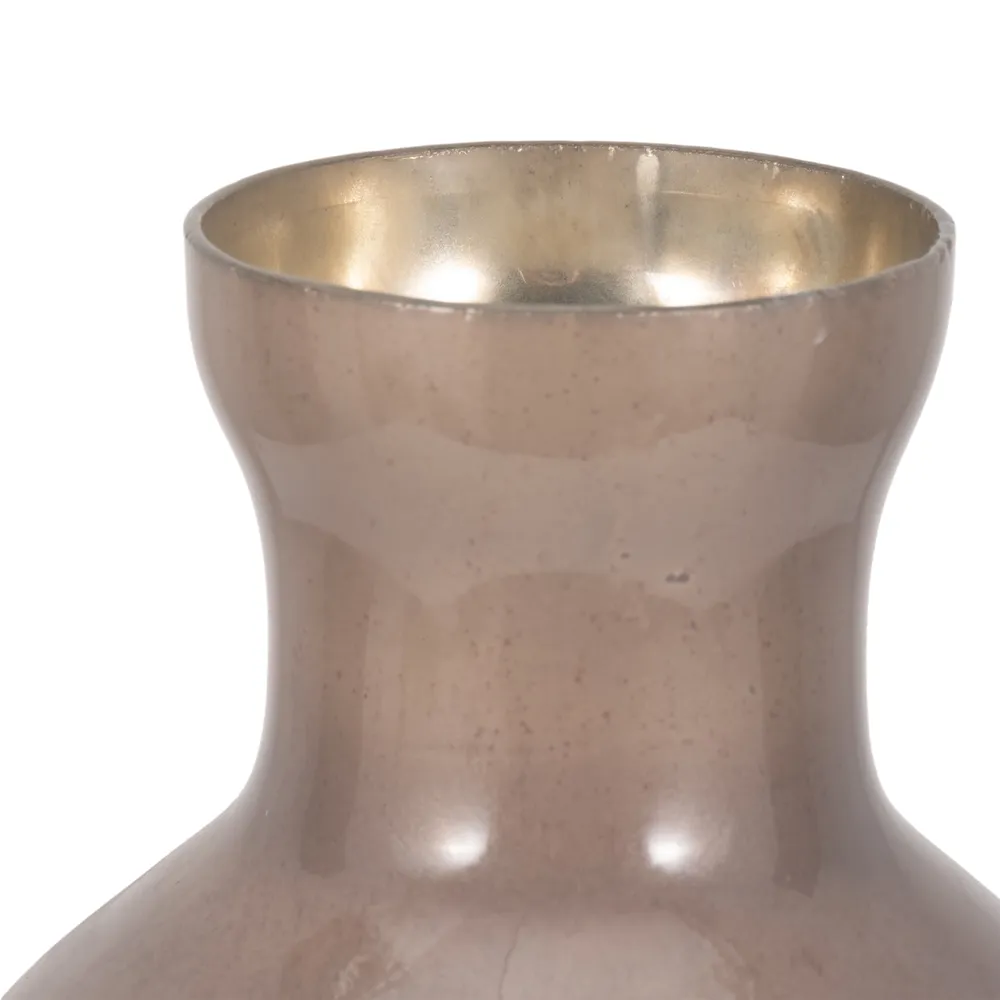 ELMONTDALE GOLD GLASS VASE 18 (IN)
