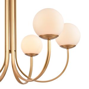 Caroline 32'' Wide 6-Light Chandelier - Brushed Gold 4