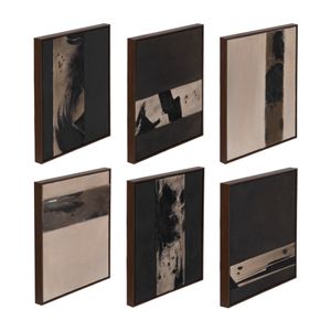 LINDENHOLM SET OF 6 BROWN ART 20 (IN) 3