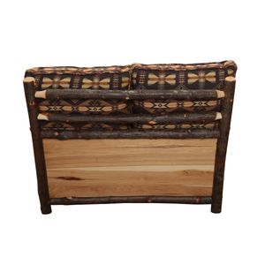 Hickory Log  Shenandoah Loveseat - Customer Fabric - Seat:  Fabric TBD;   Backrest:  Fabric TBD 7