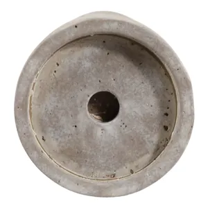 CARLIN GRAY CANDLE HOLDER 12 (IN) 7