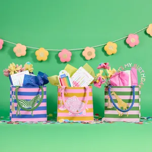 Zebra Stripe Reusable Itsy Bitsy Gift Bag 5