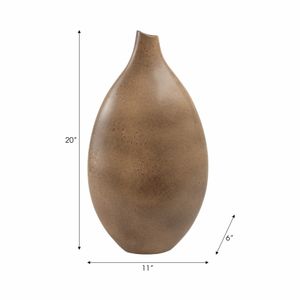 CABOTPARK BROWN VASE 21 (IN) 10