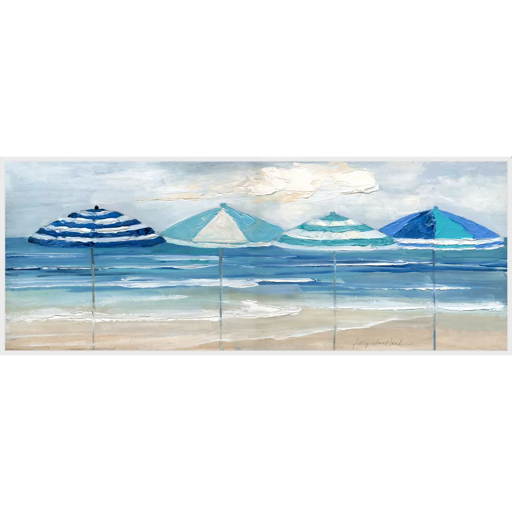 Canvas in a Floating White Frame
