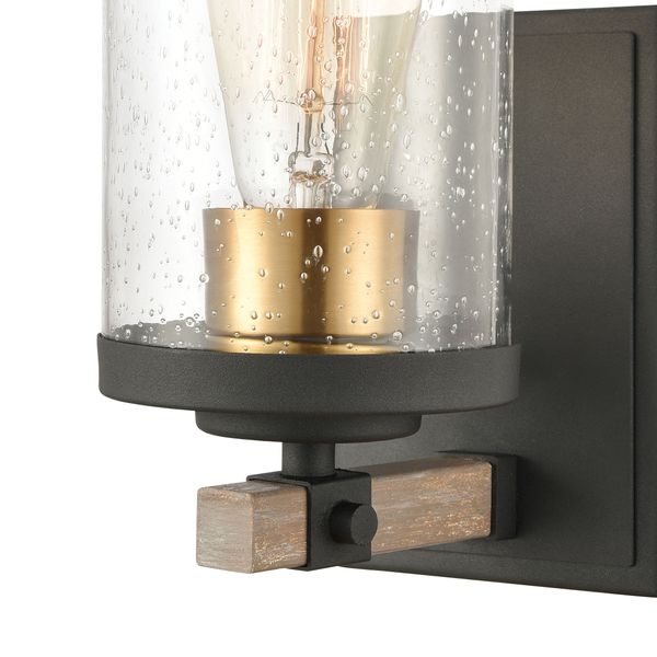Geringer 9'' High 1-Light Sconce - Charcoal