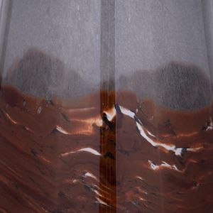 EVERTONVALE BLACK GLASS VASE 14 (IN) 5