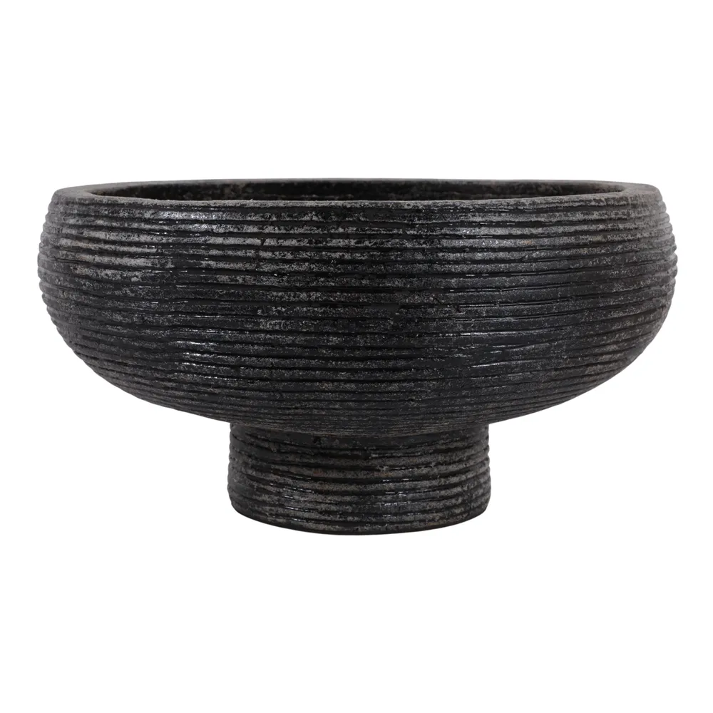 HOLLISMILL BLACK BOWL 8 (IN)