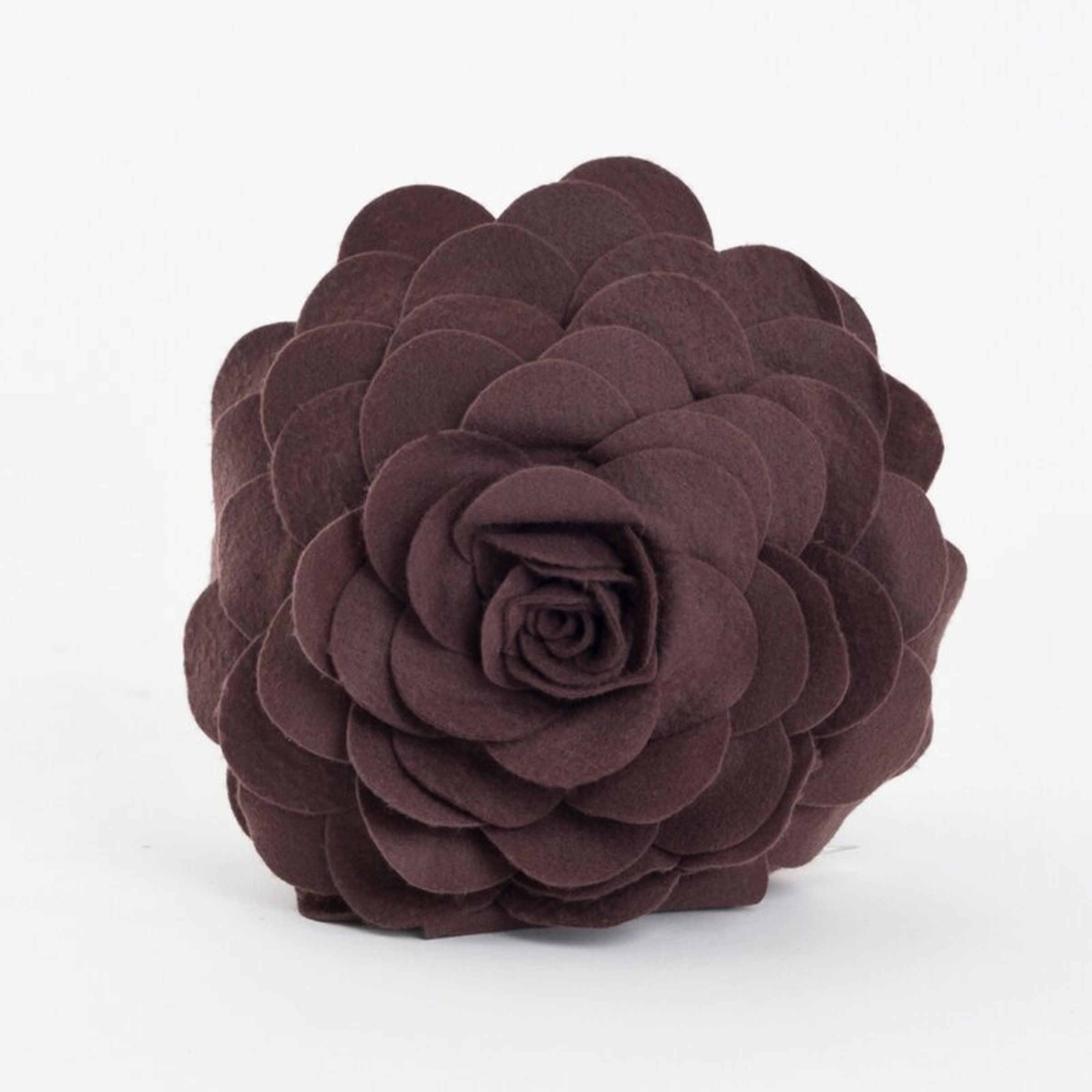 Felt Appliqued Felt Throw Pillow