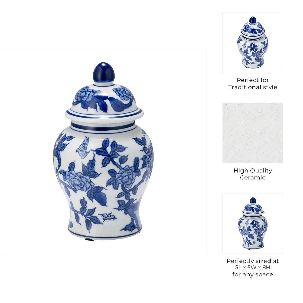 GUNNSHAW BLUE CHINOISERIE 9 (IN)