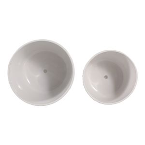 FIONAOAK SET OF 2 WHITE PLANTER 10 (IN) 8