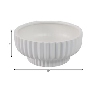 GENTRYSTONE WHITE BOWL 6 (IN) 9