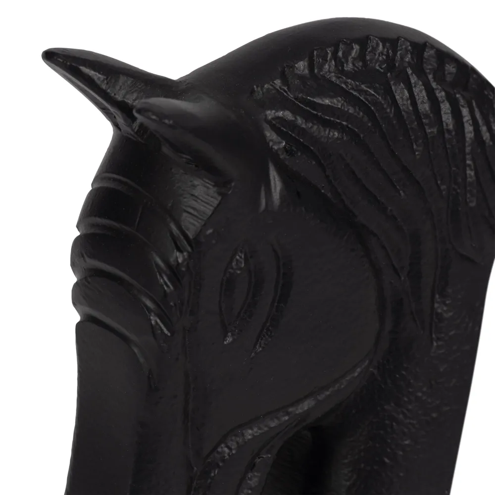 PARKERMOOR SET OF 2 BLACK BOOKENDS 8 (IN)
