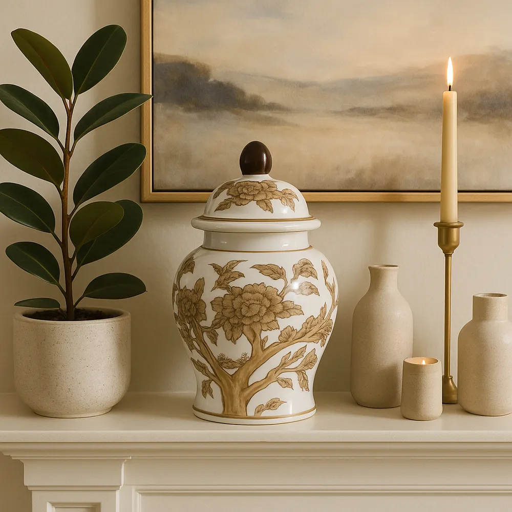 CANNONSIDE BROWN CHINOISERIE 9 (IN)