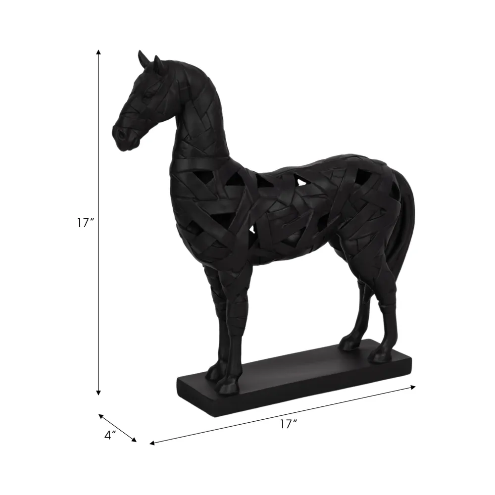 HINTONLEY BLACK DECOR 17 (IN)