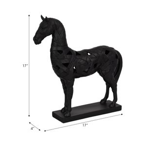 HINTONLEY BLACK DECOR 17 (IN) 9