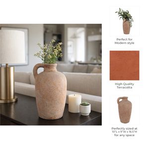 BENTONROSE GOLD VASE 17 (IN) 11