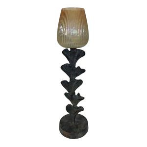WALTONPARK SET OF 3 GRAY CANDLE HOLDER 23 (IN) 4