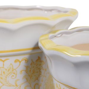 ENOCHFIELD SET OF 2 YELLOW PLANTER 10 (IN) 6