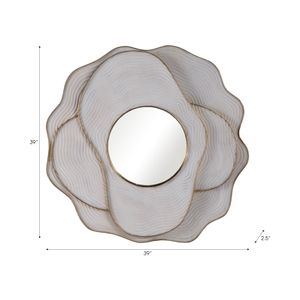 REEDWELL IVORY MIRROR 39 (IN) 8
