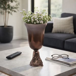 EVANDERCLIFF BRONZE GLASS VASE 18 (IN) 10