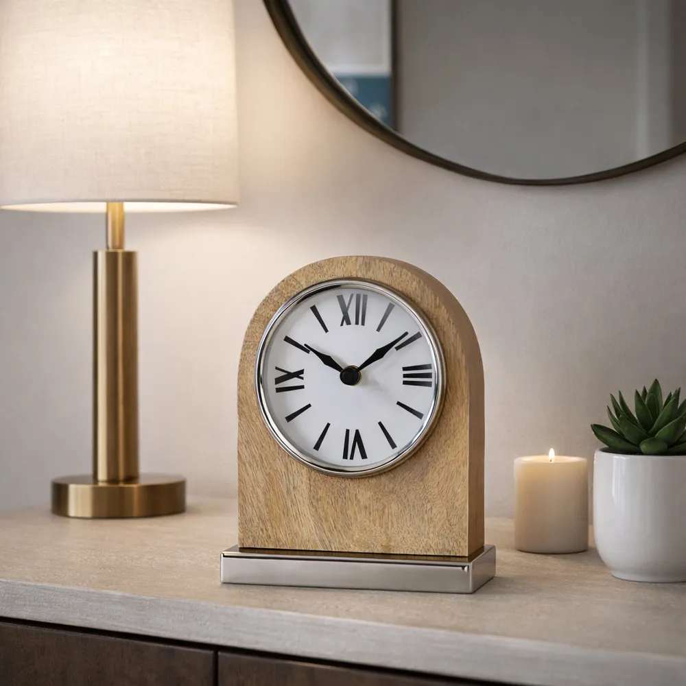GRAYDONWELL TAN CLOCK 8 (IN)