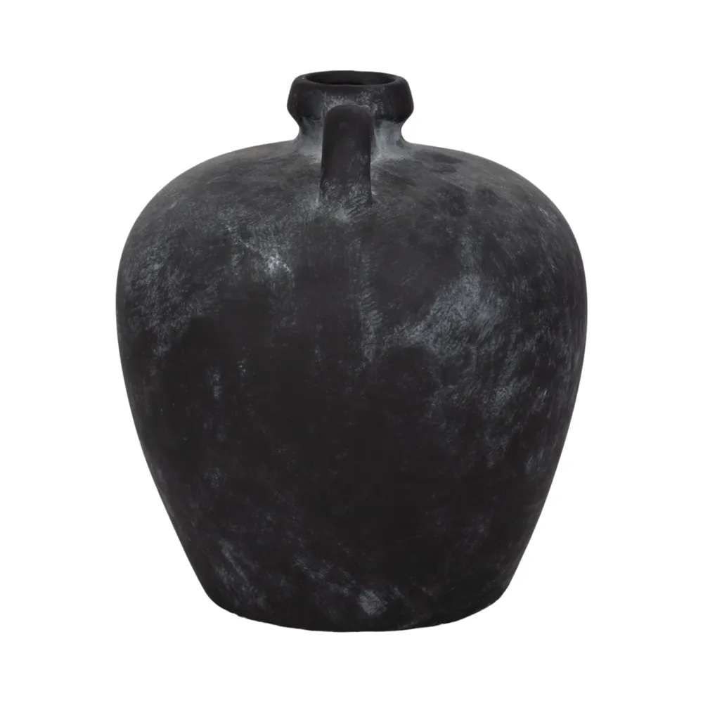 PAXTONHOLM BLACK VASE 10 (IN)