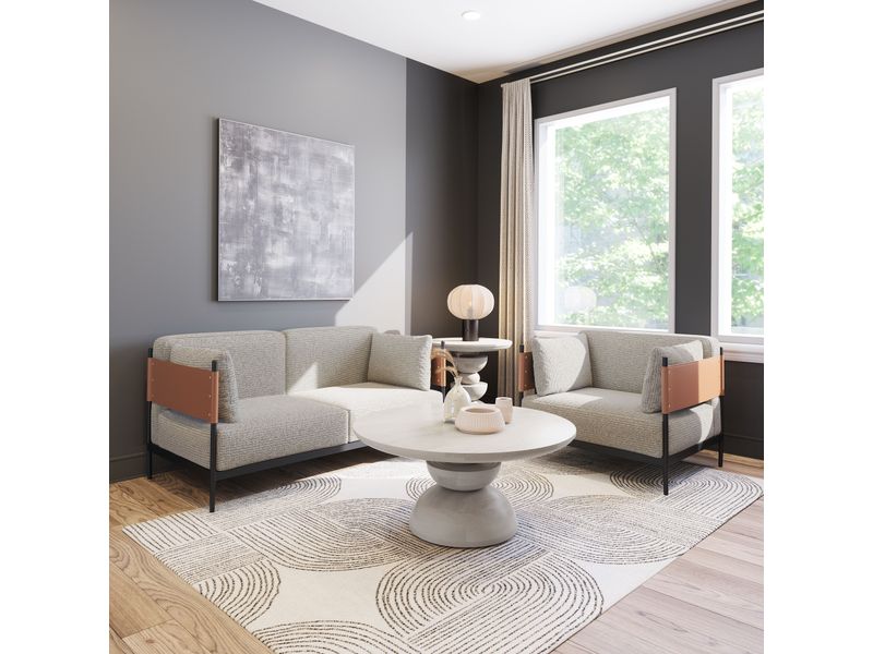 Stirbe Loveseat Gray 12