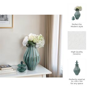 CALEWIND BLUE JAR 19 (IN) 10