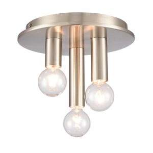Pepper 8'' Wide 3-Light Flush Mount - Brushed Nickel 1