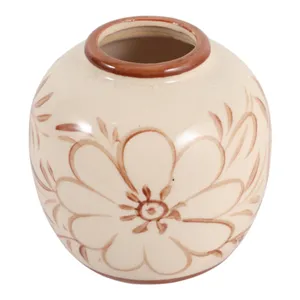 LEILAWORTH BROWN VASE 6 (IN) 6