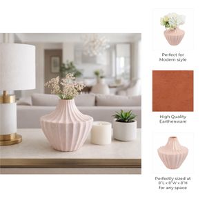 ALTON PINK VASE 8 (IN) 10