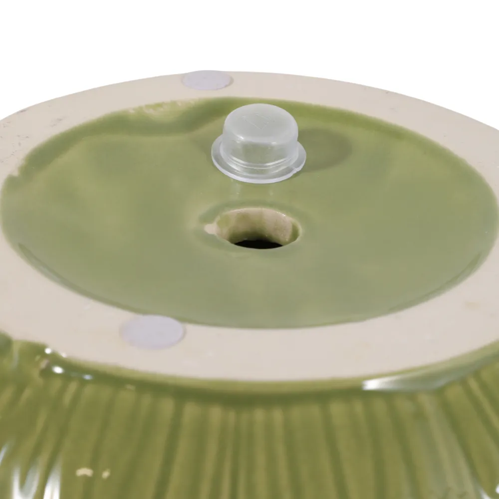 TATUMWOOD SET OF 2 GREEN PLANTER 7 (IN)