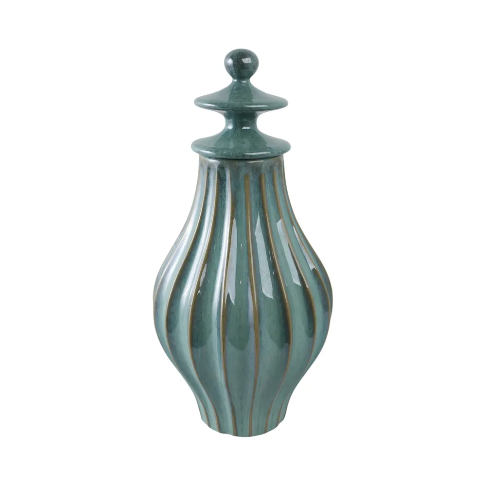 CALEWIND BLUE JAR 19 (IN)