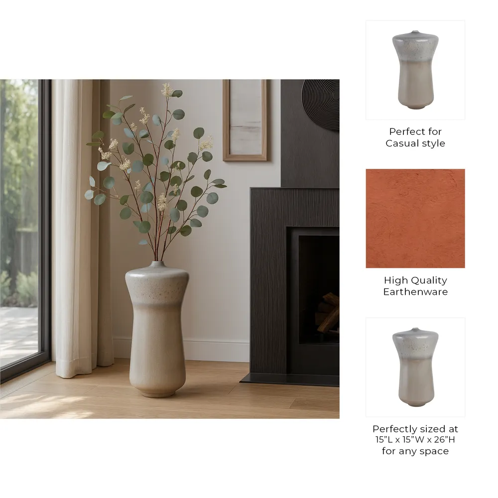 HELENALAKE IVORY VASE 26 (IN)