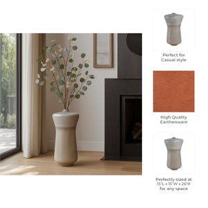 HELENALAKE IVORY VASE 26 (IN) 10