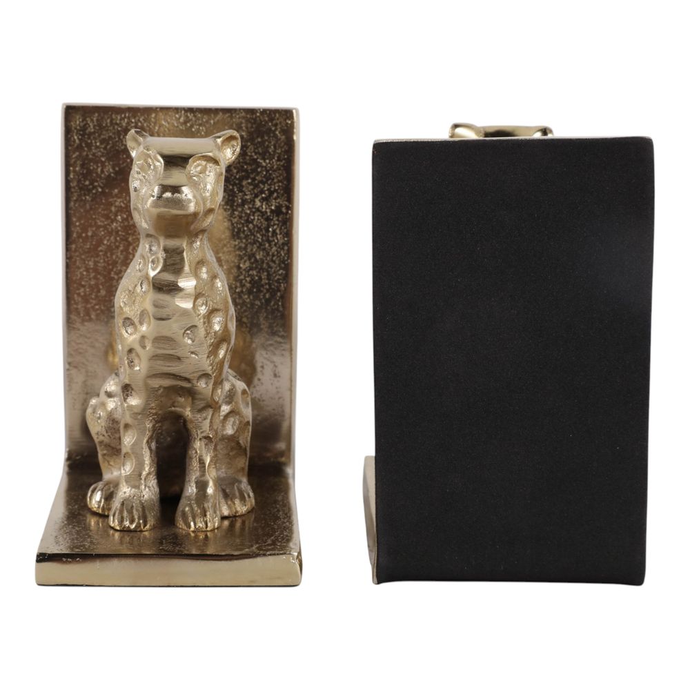 HAXTONFIELD SET OF 2 GOLD BOOKENDS 7 (IN)