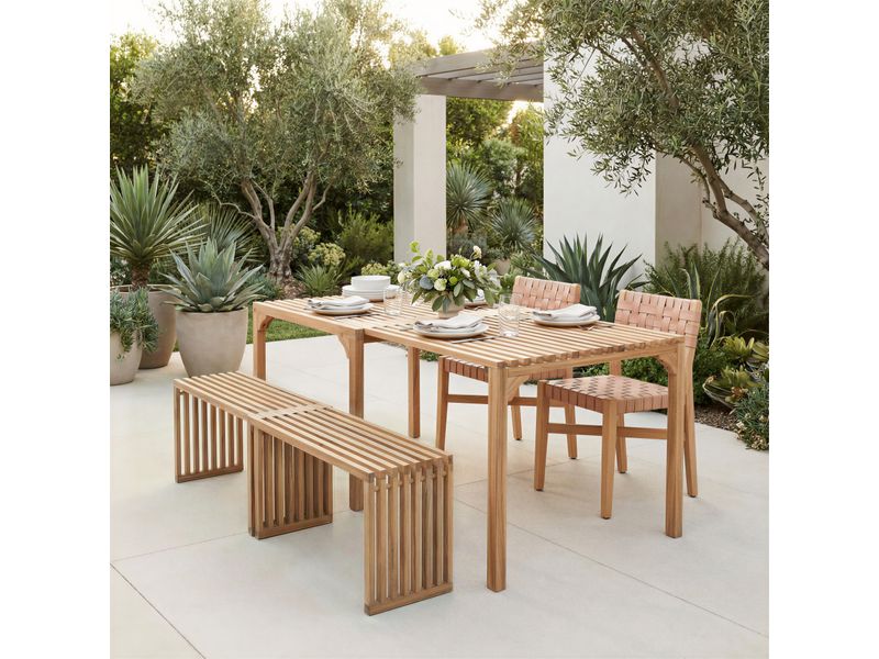 Riviera Extendable Dining Table Natural 10