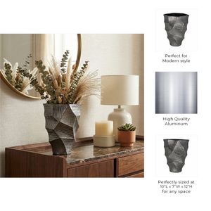 HARLANLEY GRAY VASE 12 (IN) 11